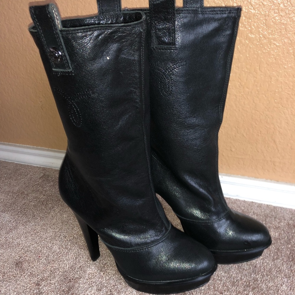 Calvin Klein Jean Boots 6.5